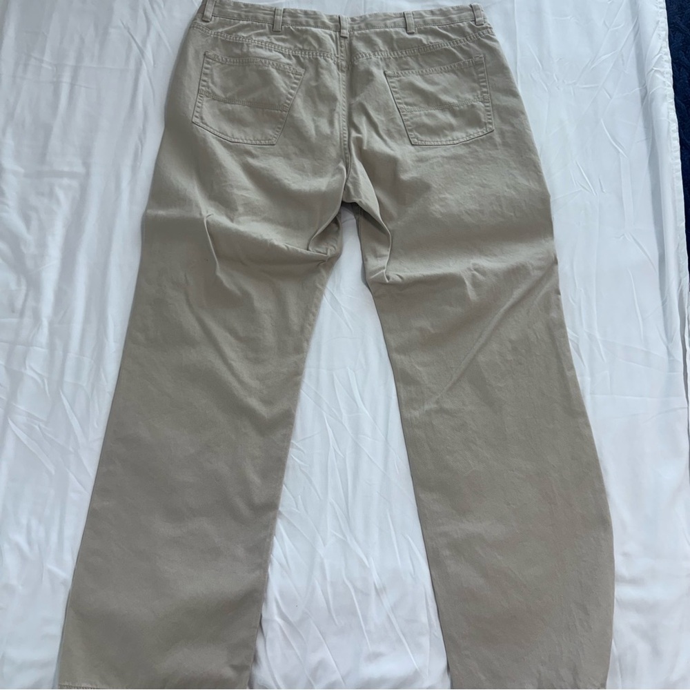 L.L.Bean Men’s Casual Standard Fit 100% Cotton Light Khakis, EUC - Picture 7 of 7